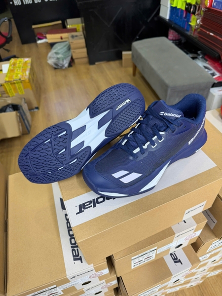 Giày Pickleball Nam Babolat Jet Mach 4 Dark Blue White
