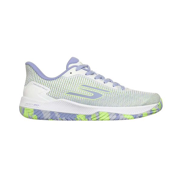 Giày Pickleball Nữ Skechers Viper Court Pro 2.0 White Periwinkle
