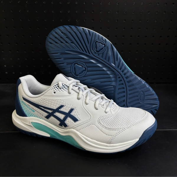 Giày Pickleball ASICS GEL-DEDICATE 9 Nam – Xám/Xanh Dương – 1041A545-020