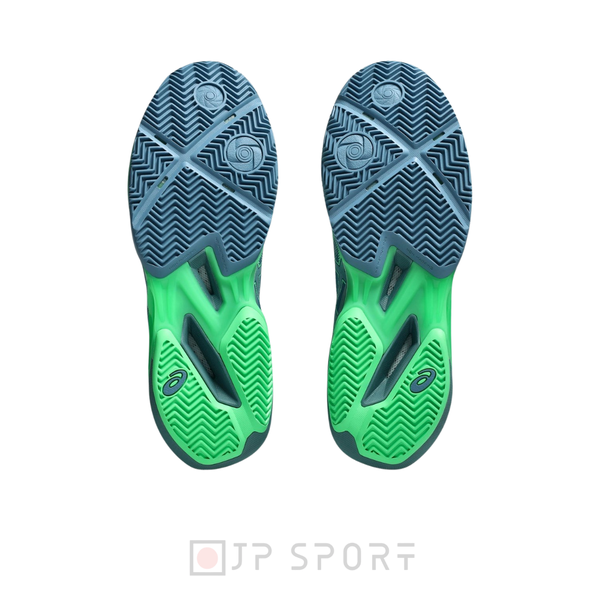 Giày Pickleball Asics Sonicsmash FF - 1041A538-400 - Saba Blue/ Vital Green