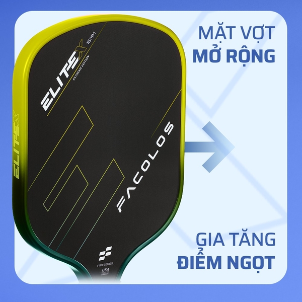Vợt Pickleball Facolos Elite X Widebody
