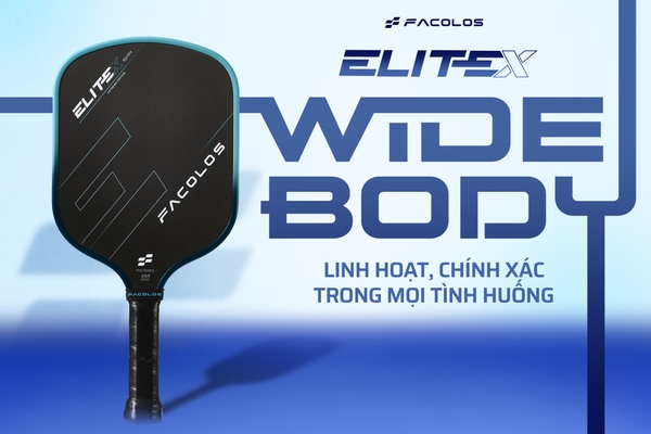 Vợt Pickleball Facolos Elite X Widebody