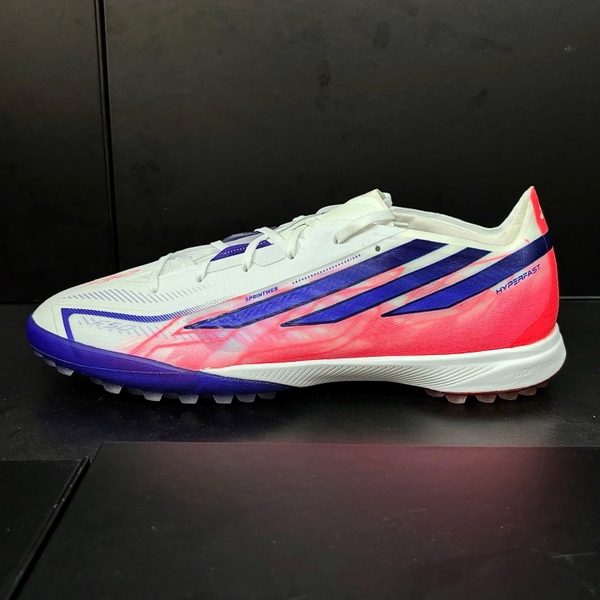 Giày Đá Bóng adidas F50 Hyperfast Pro TF KJ6092 – Trắng/Hồng/Tím