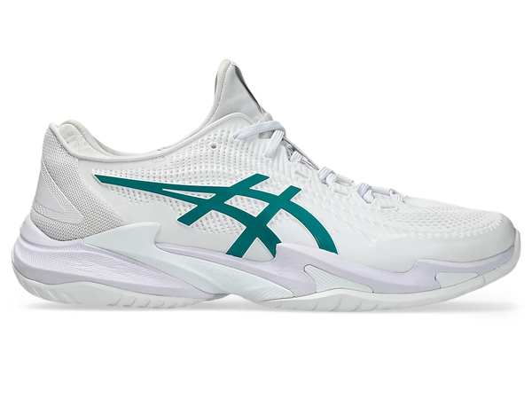 Giày Pickleball Nam ASICS COURT FF 3 Trắng Xanh Lá 1041A574-100