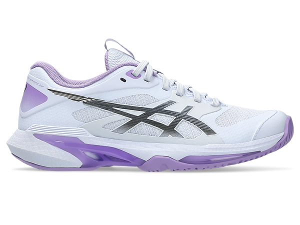 Giày Pickleball ASICS SOLUTION SPEED FF 4 NIGHT ENERGY Nữ – Xanh Tím/Bạc – 1042A313-400