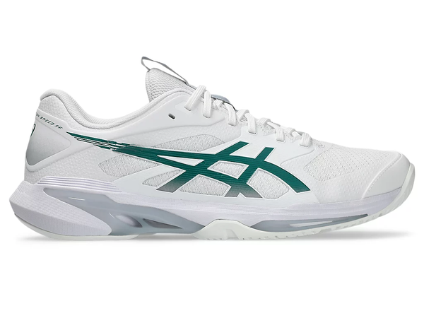 Giày Pickleball ASICS Solution Speed FF 4 Nam – Trắng/Xanh Lá – 1041A532-103