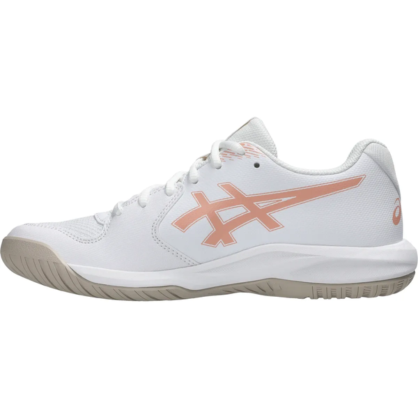 Giày Pickleball Nữ ASICS GEL-DEDICATE 9 White/Cantaloupe - 1042A316-100