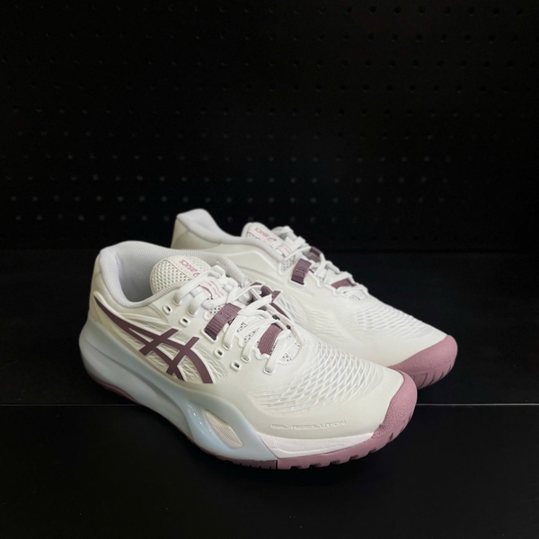 Giày Pickleball ASICS GEL-RESOLUTION X Nữ – Trắng/Hồng Tím Nhạt – 1042A279-107