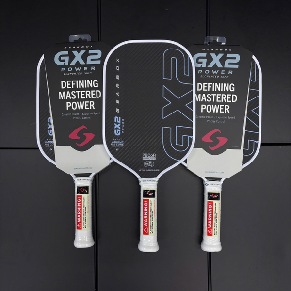 Vợt Pickleball Gearbox GX2 Power Limited Edition – Trắng 16mm