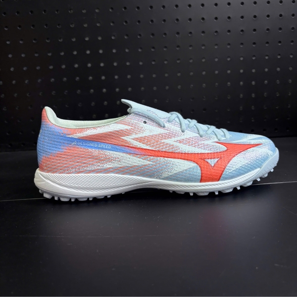 Giày Đá Bóng Mizuno Alpha 3 Elite AS TF Xanh/Cam – P1GD266222