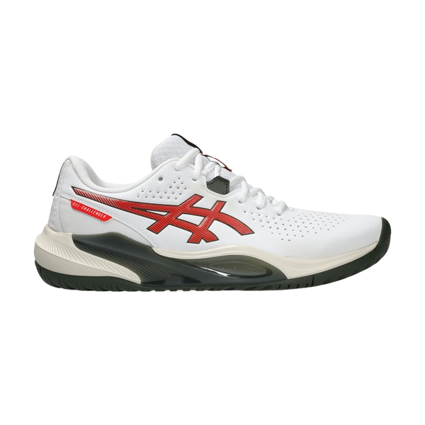 Giày Pickleball Nam ASICS GEL-CHALLENGER 15 White/Cherry Tomato - 1041A510-104