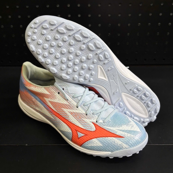 Giày Đá Bóng Mizuno Alpha 3 Elite AS TF Xanh/Cam – P1GD266222