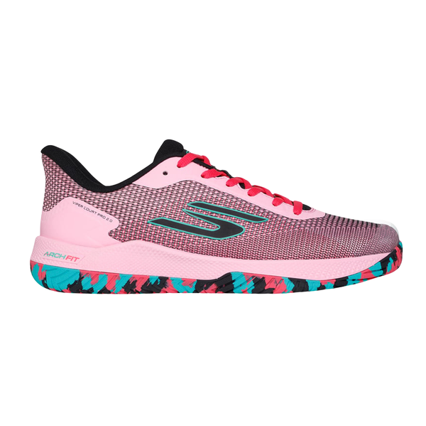Giày Pickleball Nam Skechers Viper Court Pro 2.0 ‘Pink/Black’ 246109-PKBK