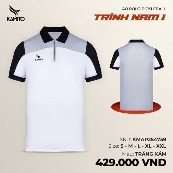 ÁO KAMITO POLO PICKLEBALL TRÌNH NAM 1