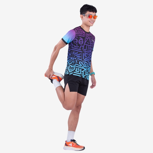 Áo Chạy Bộ Nam Wolf Active Vui Vẻ 1 W34, Chất Vải Wolf Active Cao Cấp Siêu Nhẹ, Nhanh Khô