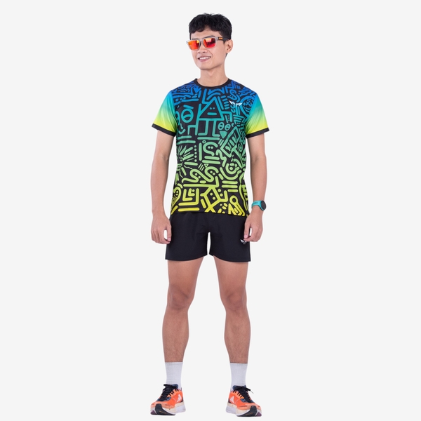 Áo Chạy Bộ Nam Wolf Active Vui Vẻ 1 W34, Chất Vải Wolf Active Cao Cấp Siêu Nhẹ, Nhanh Khô