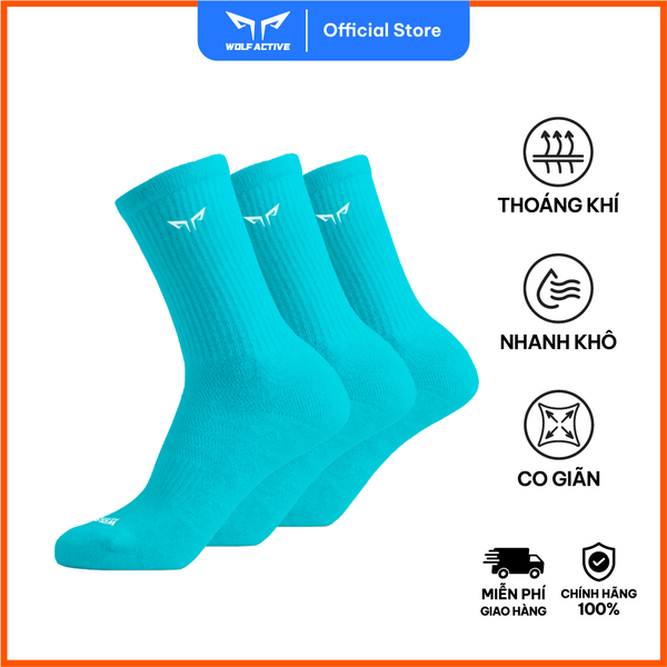 Vớ Lửng Thể Thao Nam Nữ W321 – Tất Chạy Bộ, Tập Gym Cao Cấp, Vải Mềm Mịn Êm Ái, Chống Trượt