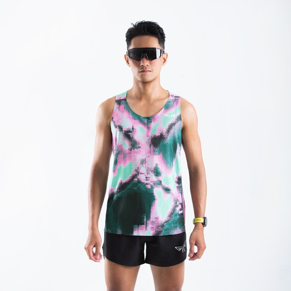 Áo Singlet Chạy Bộ Premium Wolf Active Outbreak W274, Siêu Nhẹ, Tối Ưu Chuyển Động
