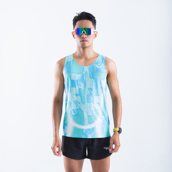 Áo Singlet Chạy Bộ Premium Wolf Active Cold Thermal W278, Siêu Nhẹ, Thiết Kế Cực Đẹp