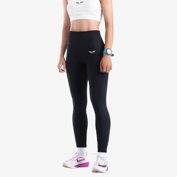 Quần Dài Bó Cơ Nữ Wolf Active Compress Run W103, Chất Liệu Bó Cơ Mềm Mịn, Co Giãn Thoải Mái