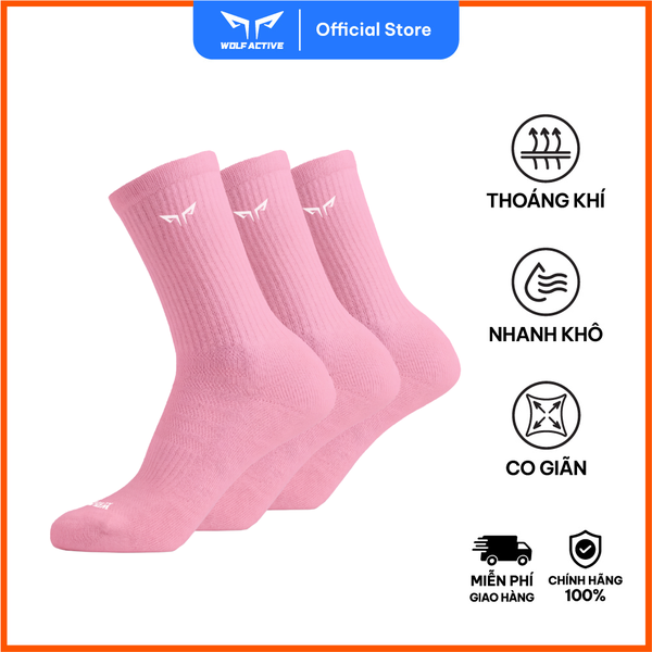 Vớ Lửng Thể Thao Nam Nữ W321 – Tất Chạy Bộ, Tập Gym Cao Cấp, Vải Mềm Mịn Êm Ái, Chống Trượt