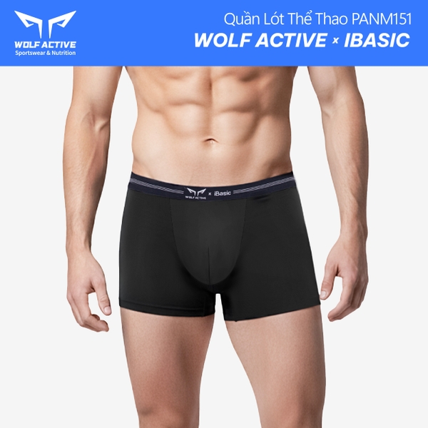 Quần Lót Nam Thể Thao Wolf Active x iBasic PANM151 Phom Trunk Không Đường May, Free Cut