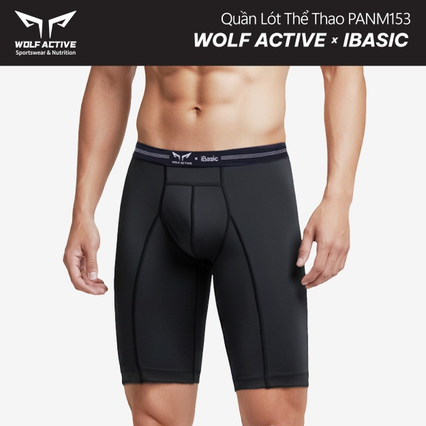 Quần Lót Nam Thể Thao Wolf Active x iBasic PANM153 Phom Boxer Dài