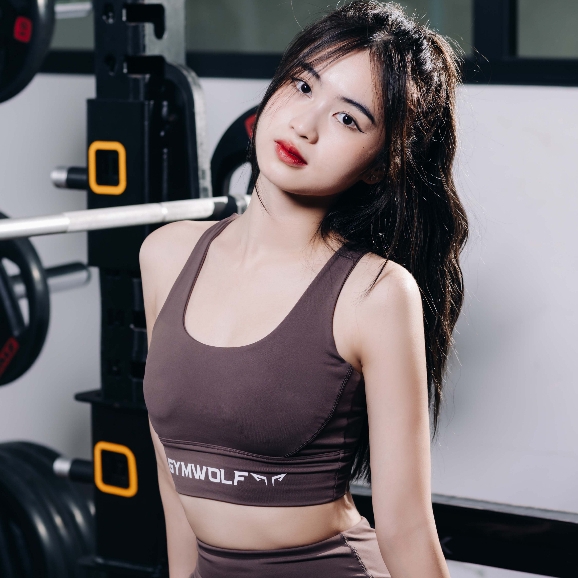Áo Bra Tập Gym, Áo Bra Nữ Tập Yoga Wolf Active Chất Liệu Co Giãn, Lên Form Tôn Dáng WOLF65