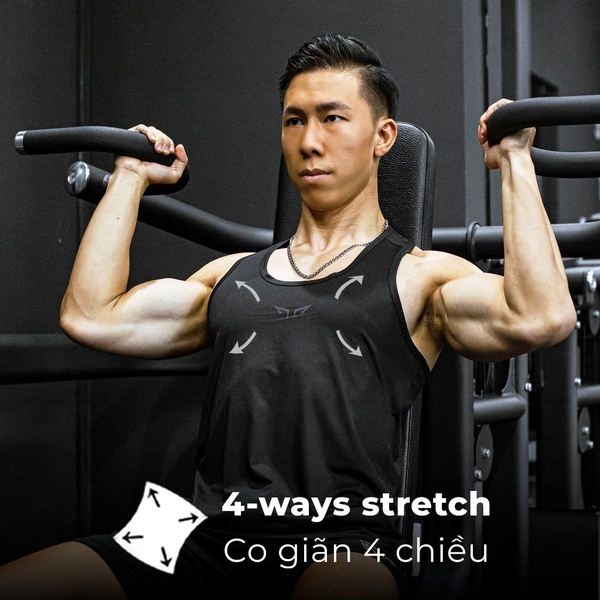 Áo Ba Lỗ Thể Thao Wolf Active Powerfit2 W41, Áo Thể Thao Mát Mẻ, Chất Vải Mềm Mịn, Co Giãn 4 Chiều