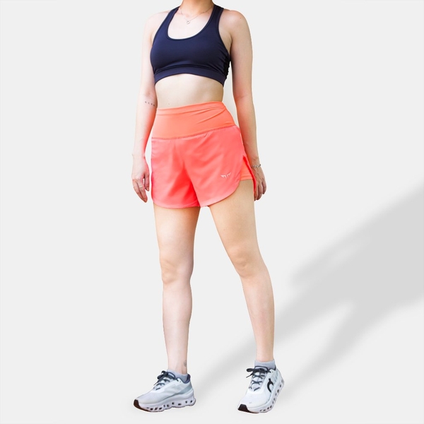 Quần Chạy Bộ Nữ 2 Lớp Essential Run V1 W79, Quần Chạy Bộ Có Túi, Chất Vải Nhẹ, Thấm Hút Mồ Hôi Tốt