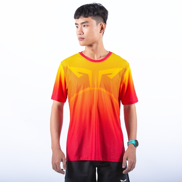 Áo Thun Chạy Bộ Nam Wolf Active Run Original 33,Chất Vải Wolf Active Cao Cấp Siêu Nhẹ, Nhanh Khô