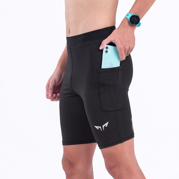Quần Bó Cơ Nam Wolf Active Super Speed W132 , Chất Vải Co Giãn 4 Chiều, Ôm Đùi, Thoải Mái Tăng Tốc