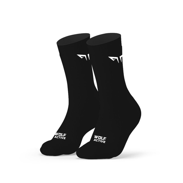 Vớ Chạy Bộ, Tập Gym Cao Cấp Wolf Active W128, Chất Vải Cotton Mềm Mại, Êm Chân