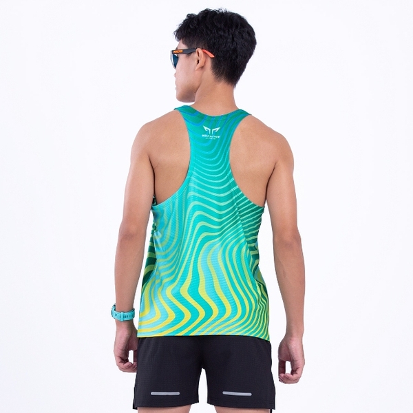 Áo Singlet Chạy Bộ Nam Wolf Active Vui Vẻ 2 W35, Chất Liệu Cao Cấp, Quick Dry, Nhanh Khô, Co Giãn 4 Chiều