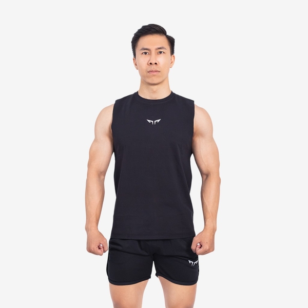 Áo Tanktop Nam Tập Gym Wolf Active Titan Power W226, 100% Cotton Cao Cấp, Thấm Hút Mồ Hôi Cực Tốt
