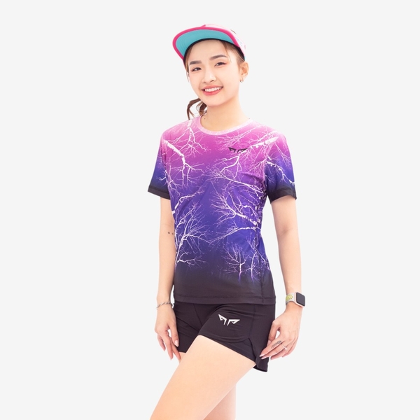Áo Thun Chạy Bộ Nữ Wolf Active Winter Light W141, Chất Vải Wolf Active Nhẹ, Nhanh Khô, Tôn Dáng