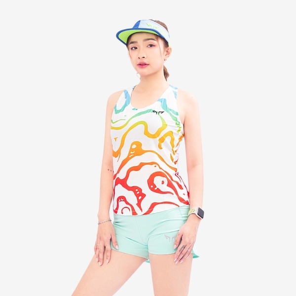Áo Singlet Chạy Bộ Nữ Wolf Active Mạch Ngầm 109, Áo Ba Lỗ Chạy Bộ Thoáng Khí, Nhanh Khô