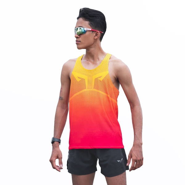 Áo Singlet Chạy Bộ Nam Run Original W08, Chất Vải Mỏng Nhẹ, Thấm Hút Mồ Hôi Tốt, Nhanh Khô