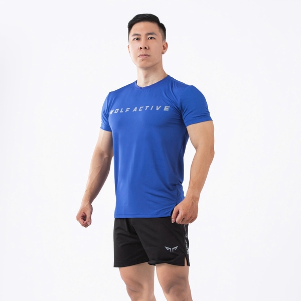 Áo Thun Tập Gym Wolf Active Gym Essential 146, Vải Maxcool Mềm Mịn, Thoáng Khí, Mát Mẻ