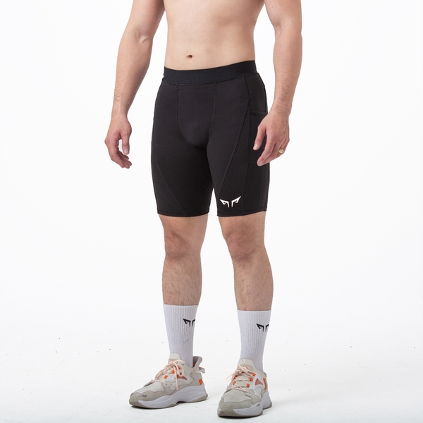 Quần Bó Cơ Nam Wolf Active Super Fast W144, Quần Bó Cơ Nhiều Túi, Chất Liệu Mềm Mịn, Co Giãn 4 Chiều