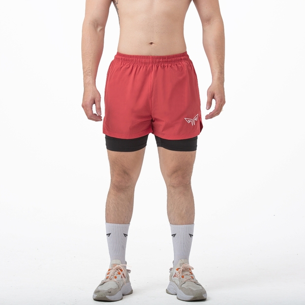 Quần Thể Thao 2 Lớp Nam Wolf Active Essential 175, Quần Tập Gym, Chạy Bộ, Cầu Lông , Thoải Mái Vận Động