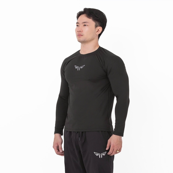 Áo Tay Dài Nam Wolf Active Powerfit W185, Áo Giữ Nhiệt Thể Thao, Chất Vải Co Giãn 4 Chiều