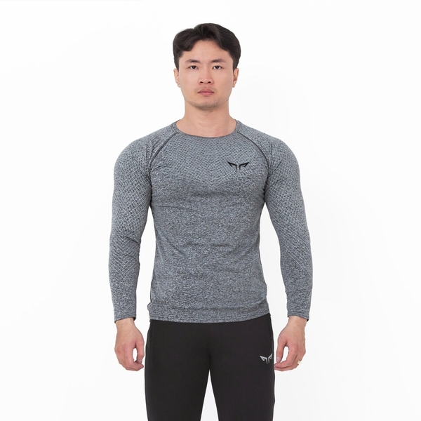Áo Tay Dài Nam Wolf Active Powerfit V3, Form Raglan Tôn Dáng, Chất Vải Cao Cấp