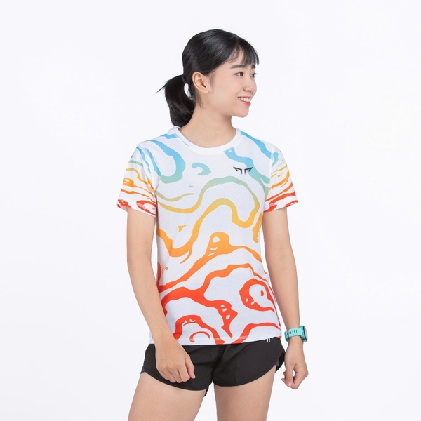 Áo Chạy Bộ Nữ Wolf Active Mạch Ngầm W30, Chất Vải Wolf Active Nhẹ, Nhanh Khô, Thoáng Khí