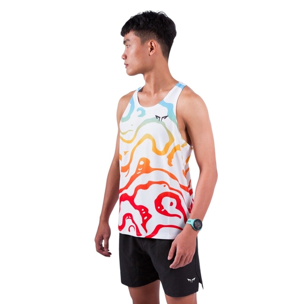 Áo Chạy Bộ Singlet Wolf Active Mạch Ngầm W29, Chất Vải Mỏng Nhẹ, Nhanh Khô, Co Giãn 4 Chiều