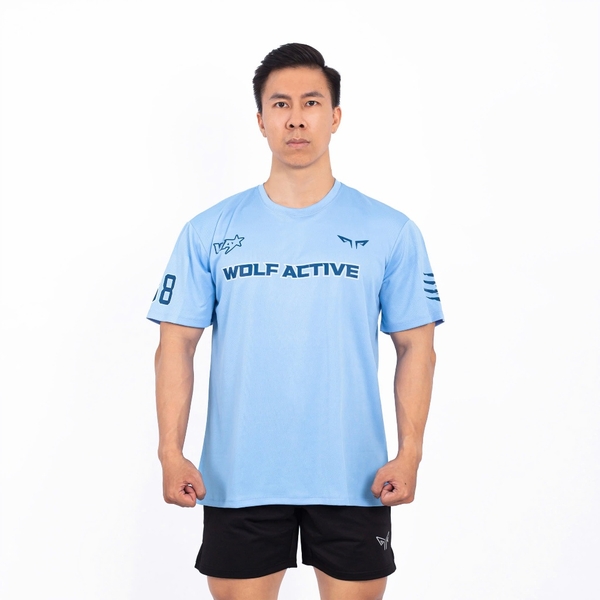 Áo Oversize Thể Thao Wolf Active Titan Strength W202, Nhẹ, Thoáng Khí, Mát Mẻ