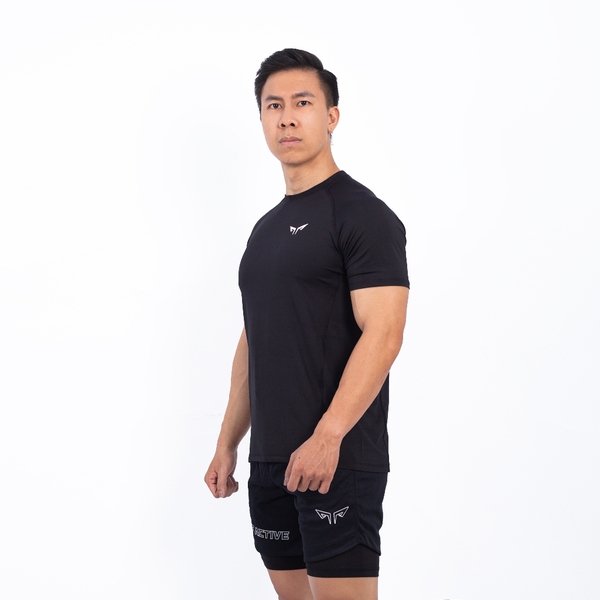 Áo Thun Tập Gym Nam Wolf Active Gym Essential II 201, Chất Vải Maxcool Mềm Mịn, Mát Mẻ