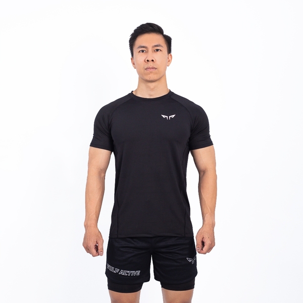 Áo Thun Tập Gym Nam Wolf Active Gym Essential II 201, Chất Vải Maxcool Mềm Mịn, Mát Mẻ