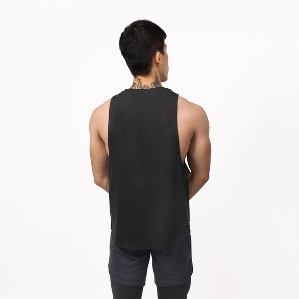 Áo Tanktop Nam Tập Gym Wolf Active Iron Power W190, Chất Vải Cotton, Thấm Hút Mồ Hôi Tốt, Co Giãn Tốt