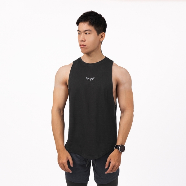 Áo Tanktop Nam Tập Gym Wolf Active Iron Power W190, Chất Vải Cotton, Thấm Hút Mồ Hôi Tốt, Co Giãn Tốt